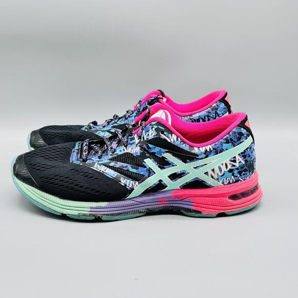 ASICS Shoes Womens 8.5 Multicolor Triathlon Gel Noosa Tri Running Bike Sneakers - Picture 5 of 12